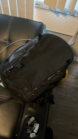 Large Black Travel Backpack Duffel Bag