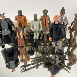 Star Wars Cantina Set Action Figure Lot
