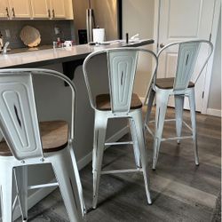 Iron Bar Stools 