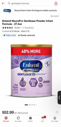 Enfamil Gentlease