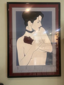Patrick Nagel framed print
