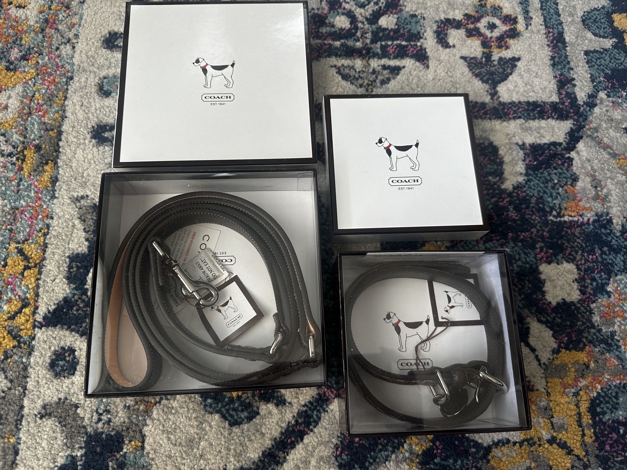 Coach Collar And Leash (size L)