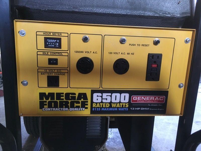 Generac megaforce 6500 generator *price reduced* for Sale in Turner, OR