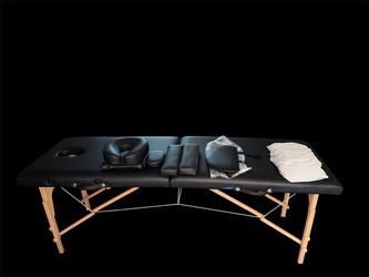 Portable Folding Massage Table with Accessories