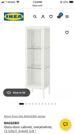 Cabinet with glass