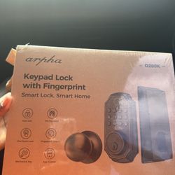 Fingerprint Lock And Knob 