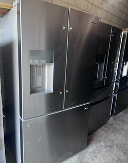 Stainless Steel French Door Fridge with Ice Maker