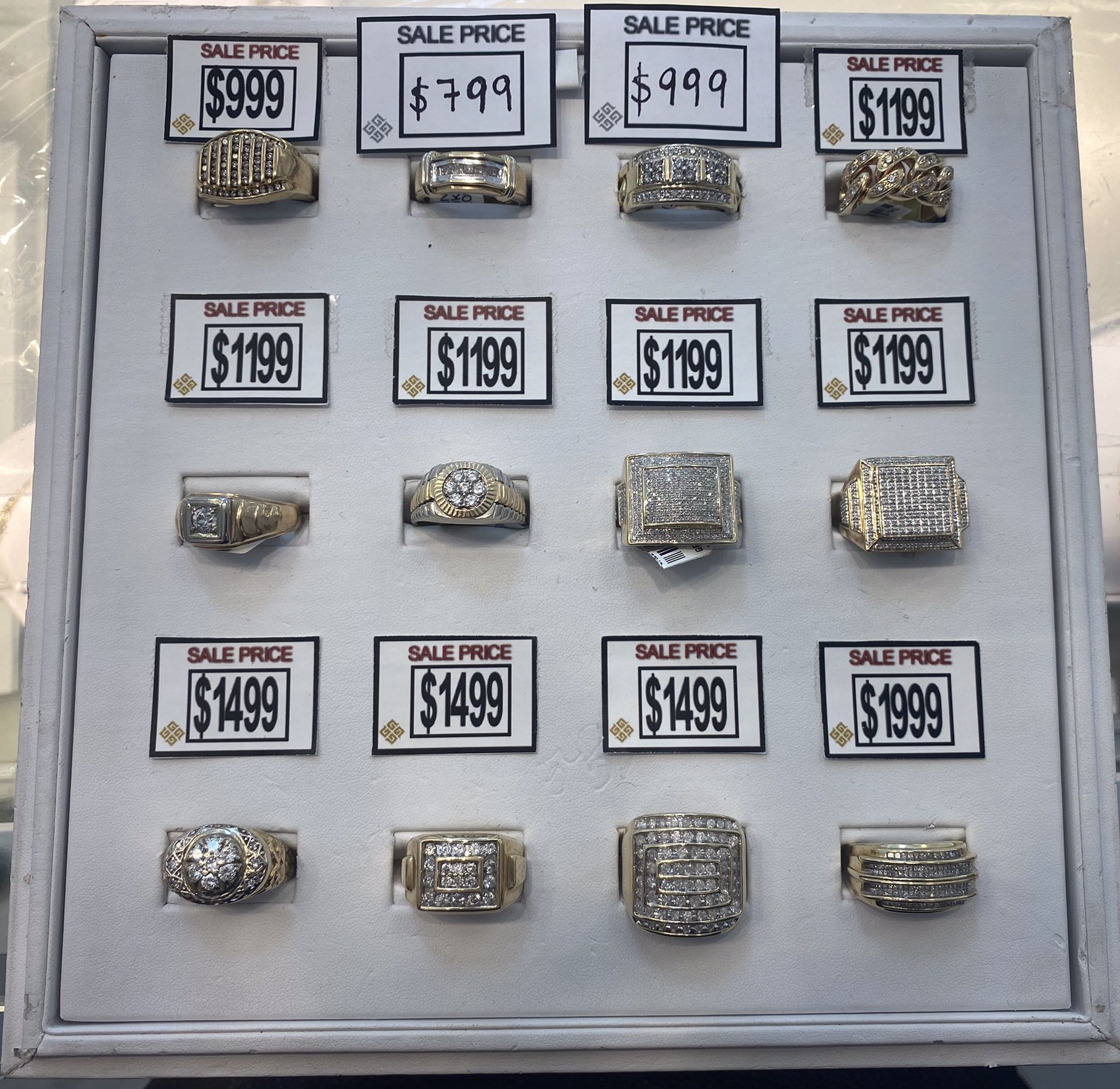 Men diamond rings
