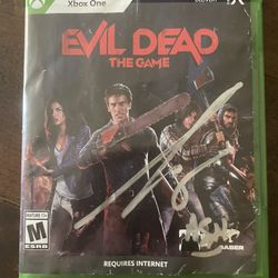 Evil Dead: The Game for Xbox series X/Xbox One signed by Bruce Campbell