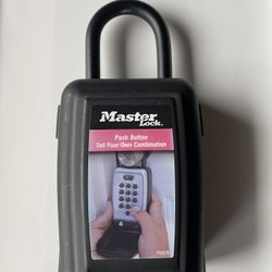 Master Key push Button Lock Box