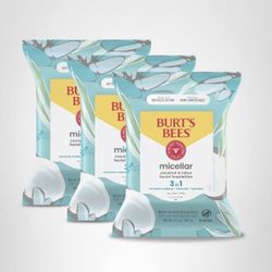 Burt's Bees Coconut & Lotus Face Wipes, for All Skin Types (3 PACK)