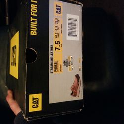 Cat StreamLine Leather Safety Boots