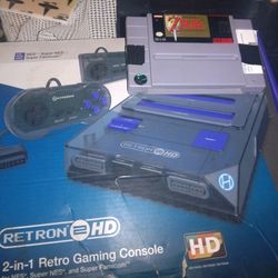 2 In 1 Game System , Super Nintendo / Nintendo 