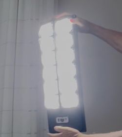 504 LED Solar Street Light IP44 Solar Outdoor Light 6500K 3000LM Dusk to Dawn Solar Flood Light Motion Sensor Suitable Solar Wall Light for Yard 1Pc B