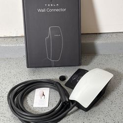 Very Good Condition Tesla Wall Connector - Electric Vehicle (EV) Charger - Level 2 - up to 48A with 24' Cable