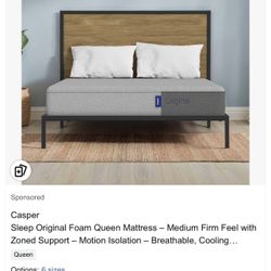 Casper Original Memory Foam /Queen Mattress 