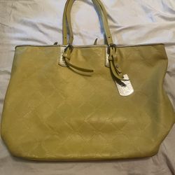 Beautiful Yellow Long Champ 148 Paris Tote
