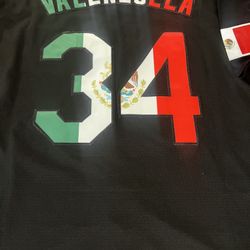 Dodgers Valenzuela Mexico Jersey. 3x. New 