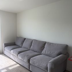 Large Sectional Gray Couch