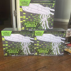 Perfect Order Elite Trainer Box 9 Pack Pokemon Carss