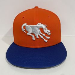 Denver Broncos New Era Hat 9Fifty SnapBack Throwback 