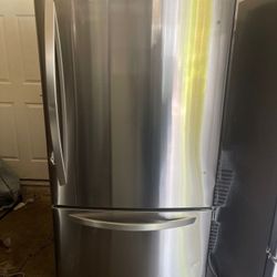 LG Stainless Bottom Freezer Refrigerator - Delivery Available