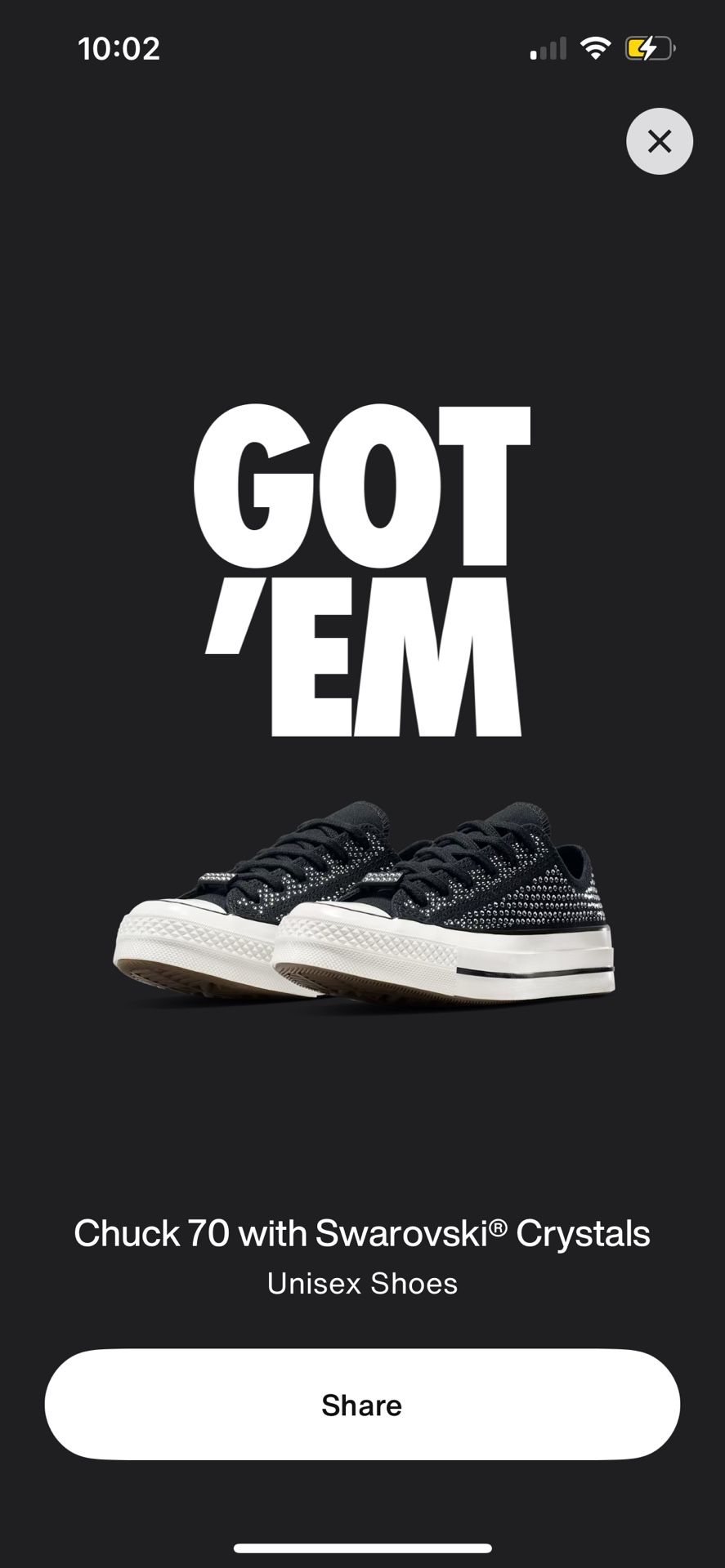 Swarsoki Converse Lows Size 10.5