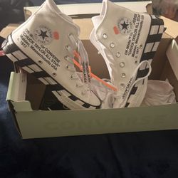 Off White Converse Brand new