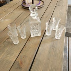 Crystal Whiskey Set