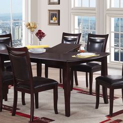 Brown Dining Table Set 