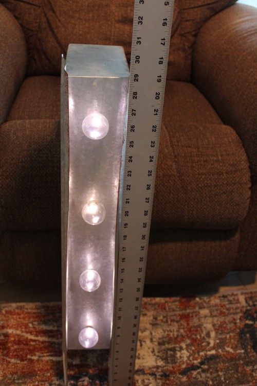 LED Rustic Tin Beer  Sign 