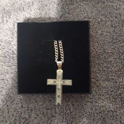 Silver Cross Necklace