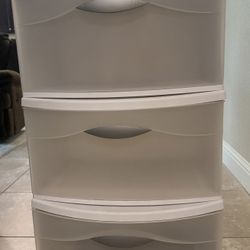 3 Stackable Storage Boxes
