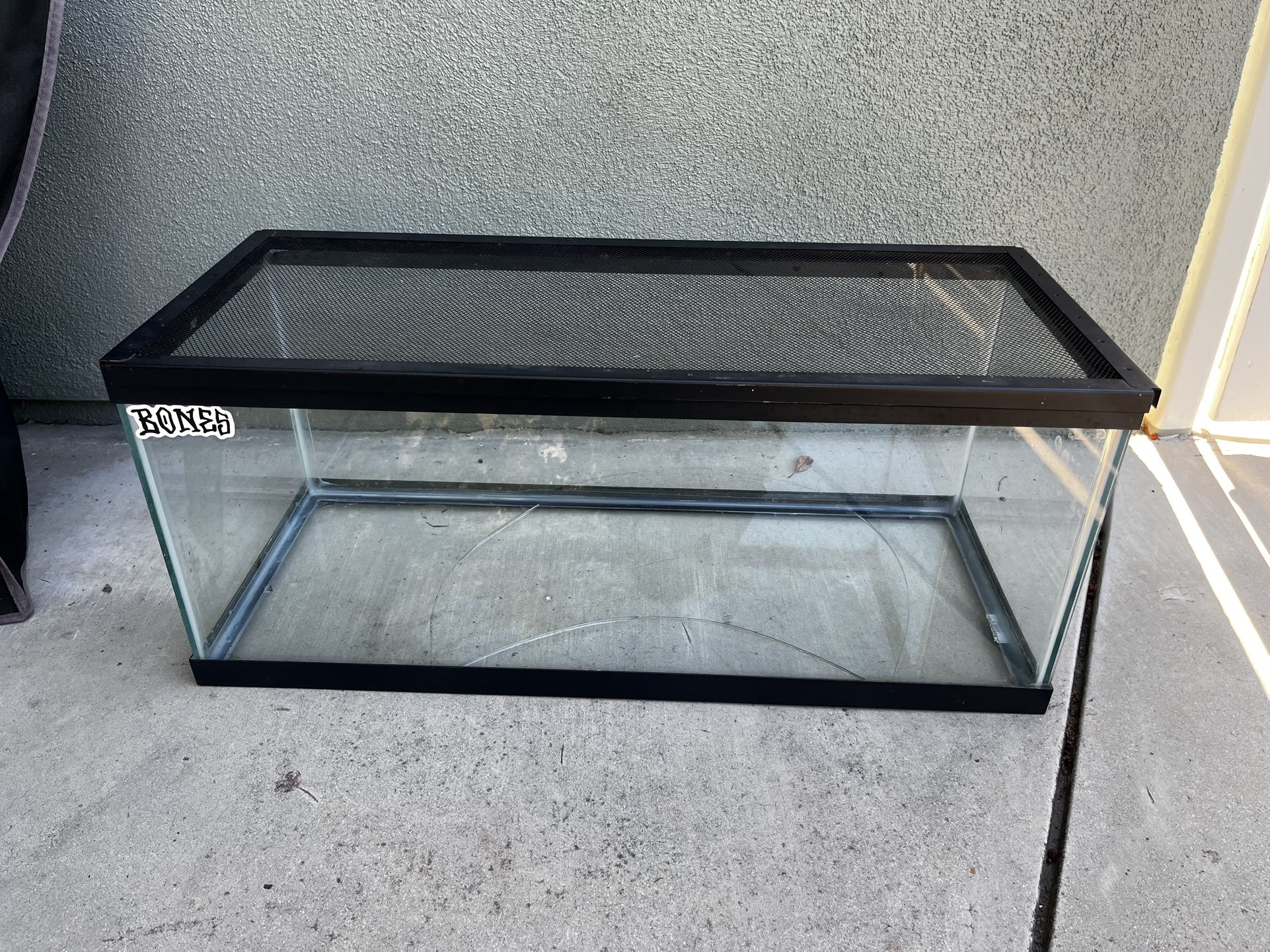 Cracked Reptile Tank