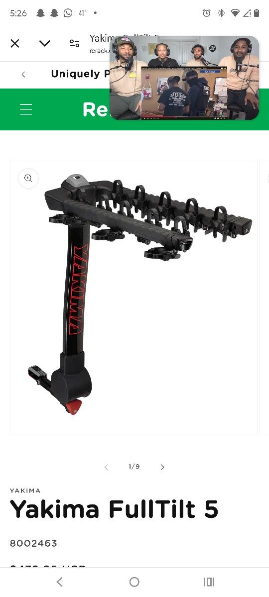 Yakima Full Tilt Bike Rack