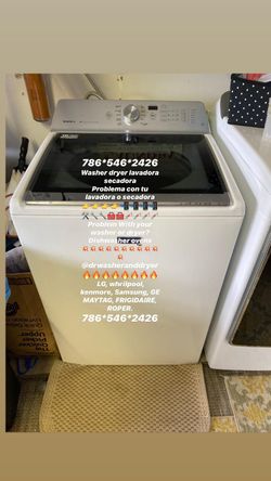 Lavadora / secadora / washer / dryer / Samsung / Lg / Ge / whirlpool / Frigidaire / refrigerator / refrigerador / stove / KENMORE / Maytag