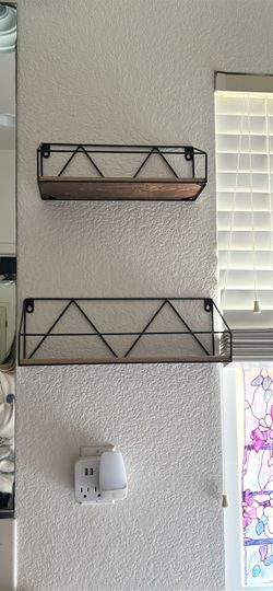 Floating Wall Shelves Set of 2