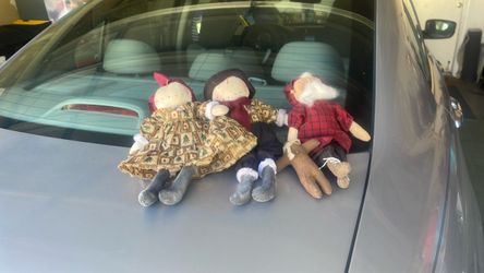 Homemade Mr/Mrs. Santa Claus and grandpa