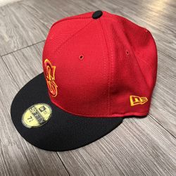 Seattle Mariners Hat Red Size 7 5/8
