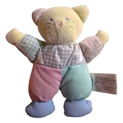 Vintage AD Sutton Cat Rattle Stuffed Plush