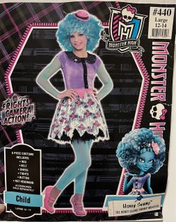 Halloween Costume Monster High Girls Large 12-14