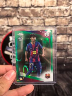 Topps 2025-26 UEFA Club Competitions Dro RC Parallel #111 FC Barcelona /99