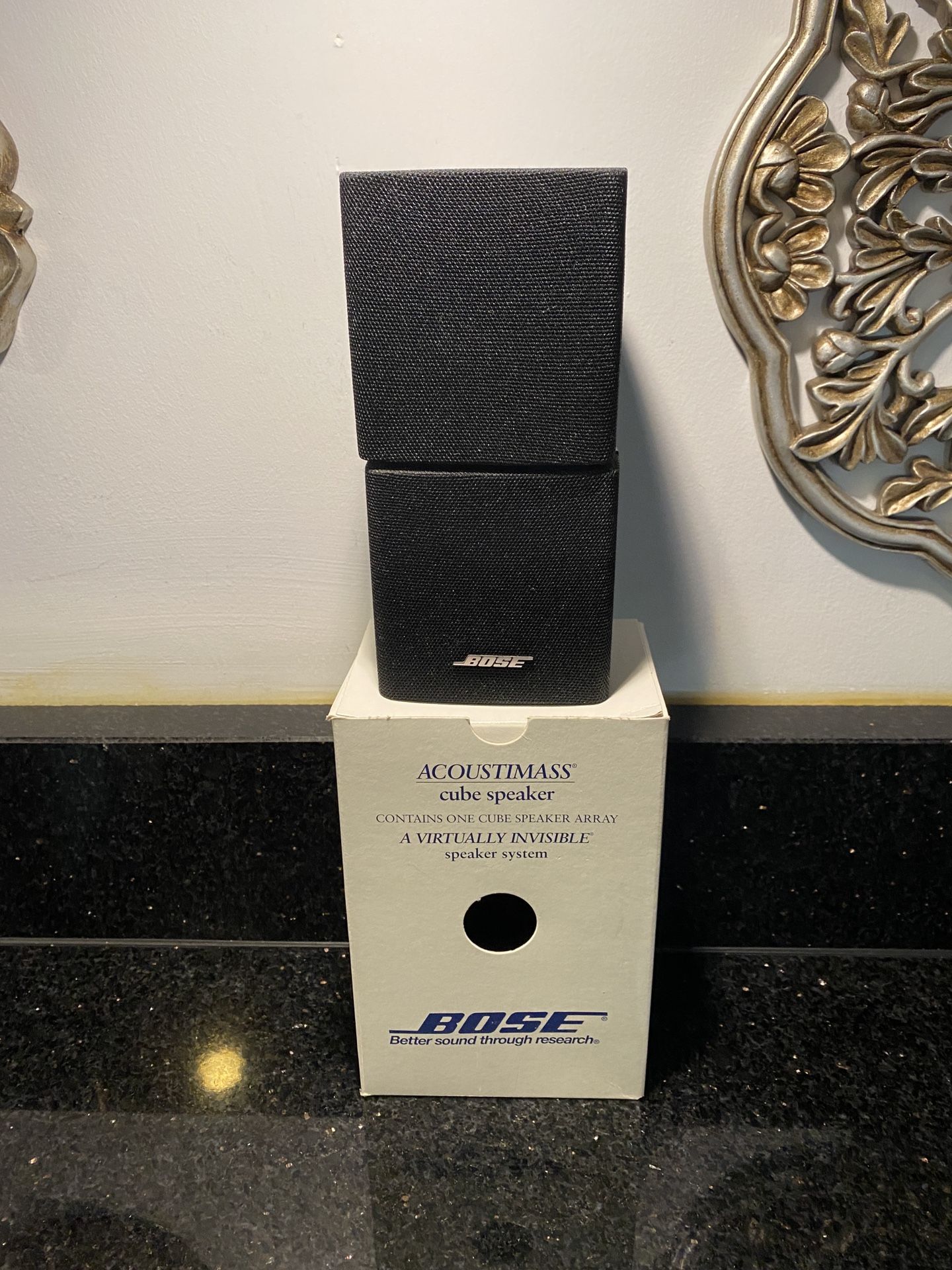 BOSE Lifestyle Acoustimass Swivel Doubleshot Single Cube Speaker Array Black
