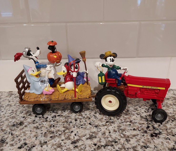 Disney Ertl Mickey Mouse +Friends Halloween Hayride Die-Cast Figurine 