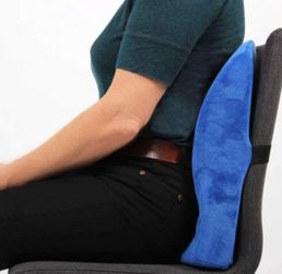 Blue Lumbar Seat Cushion