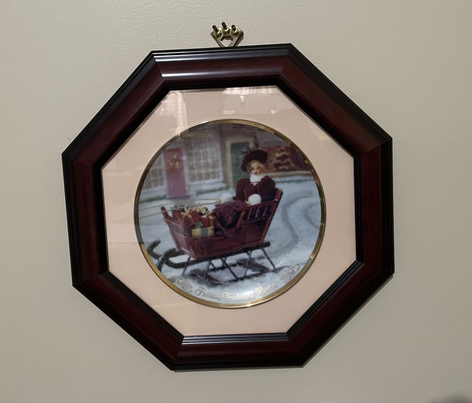 Lot Of Collectible Framed Barbie Plates