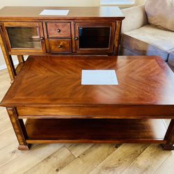 Credenza/TV Stand & Coffee Table