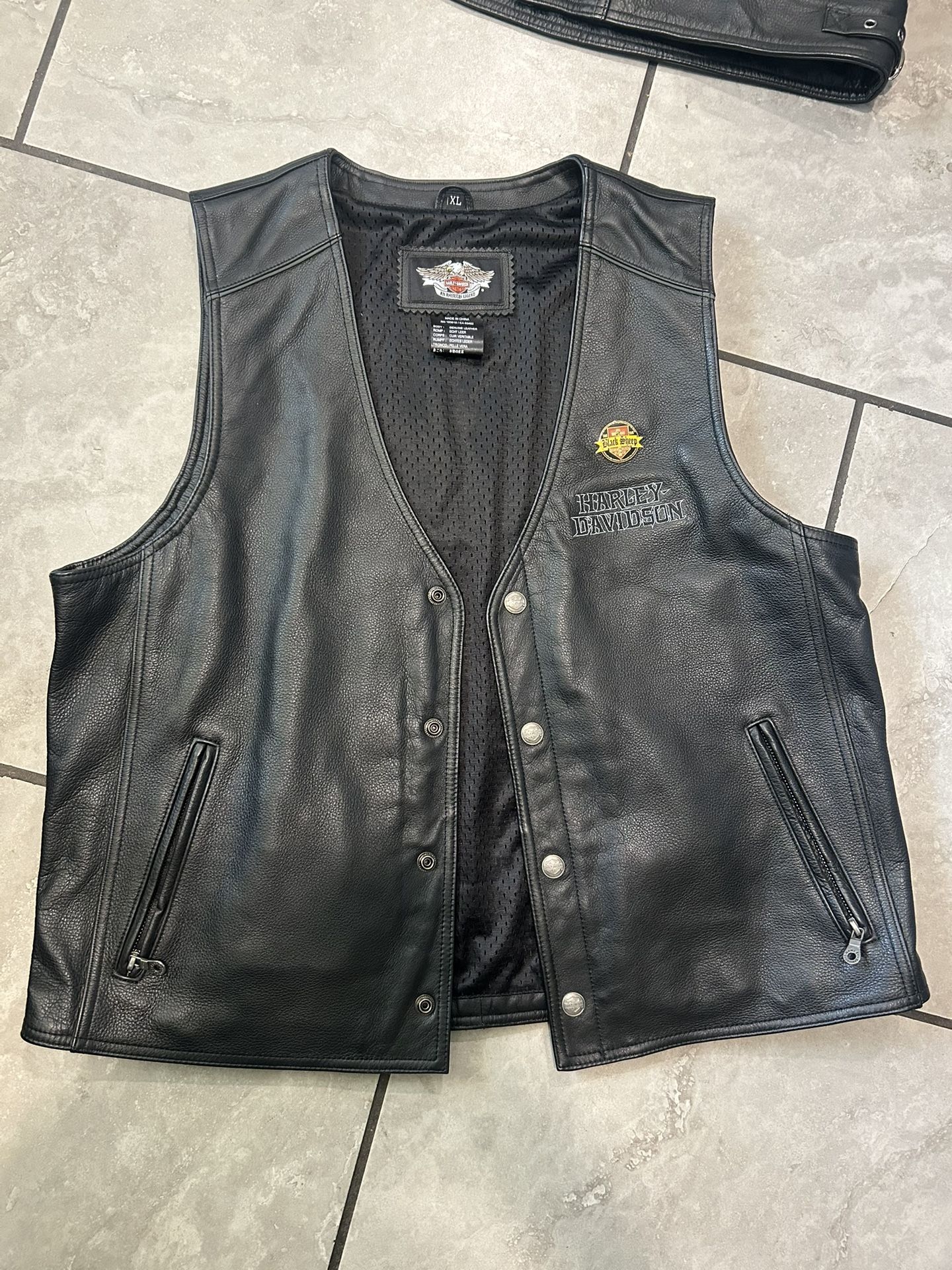 Harley Davidson Leather Vest