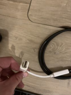 Apple Thunderbolt to HDMI adapter + HDMI cable
