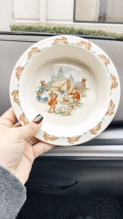 Vintage child plate